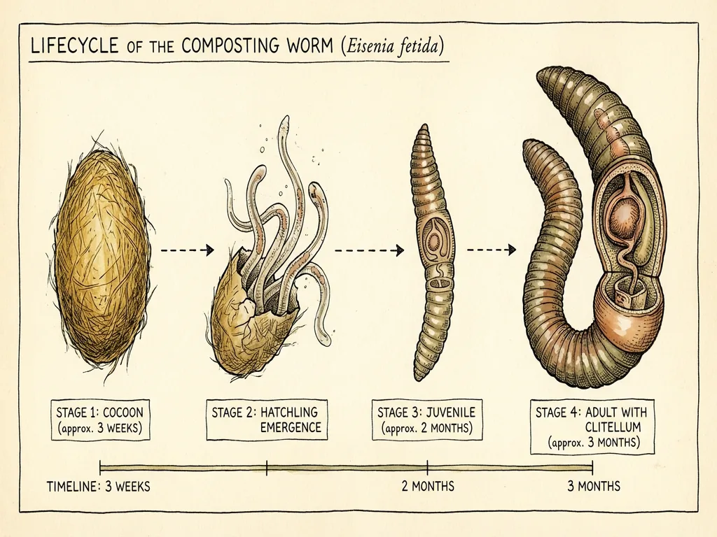 Worm cocoon lifecycle