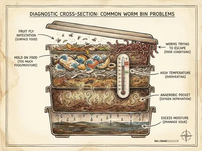 Troubleshooting Your Worm Bin