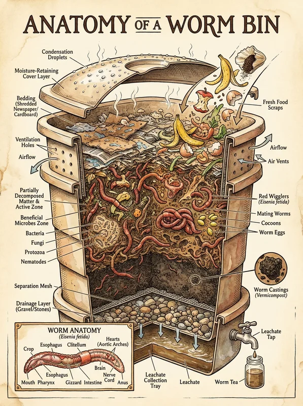Anatomy of a Worm Bin poster preview